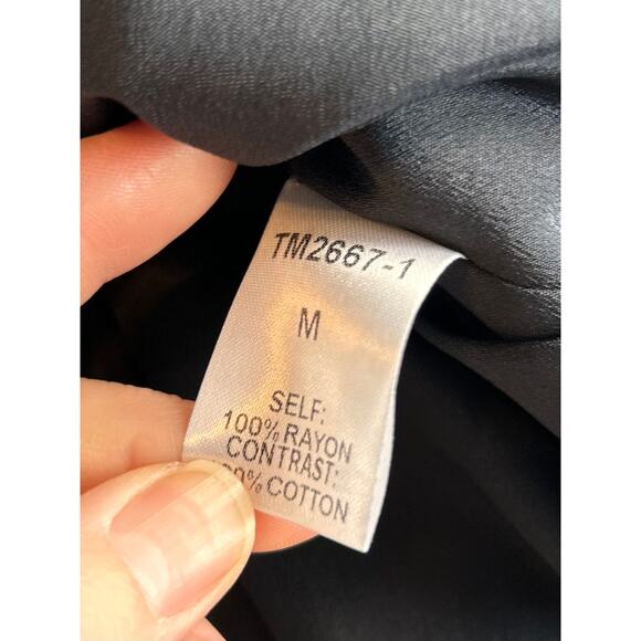 Anthropologie Edme & Esyllte Women Aztec Embroidered A-Line Dress Blue SZ Medium - Picture 10 of 13